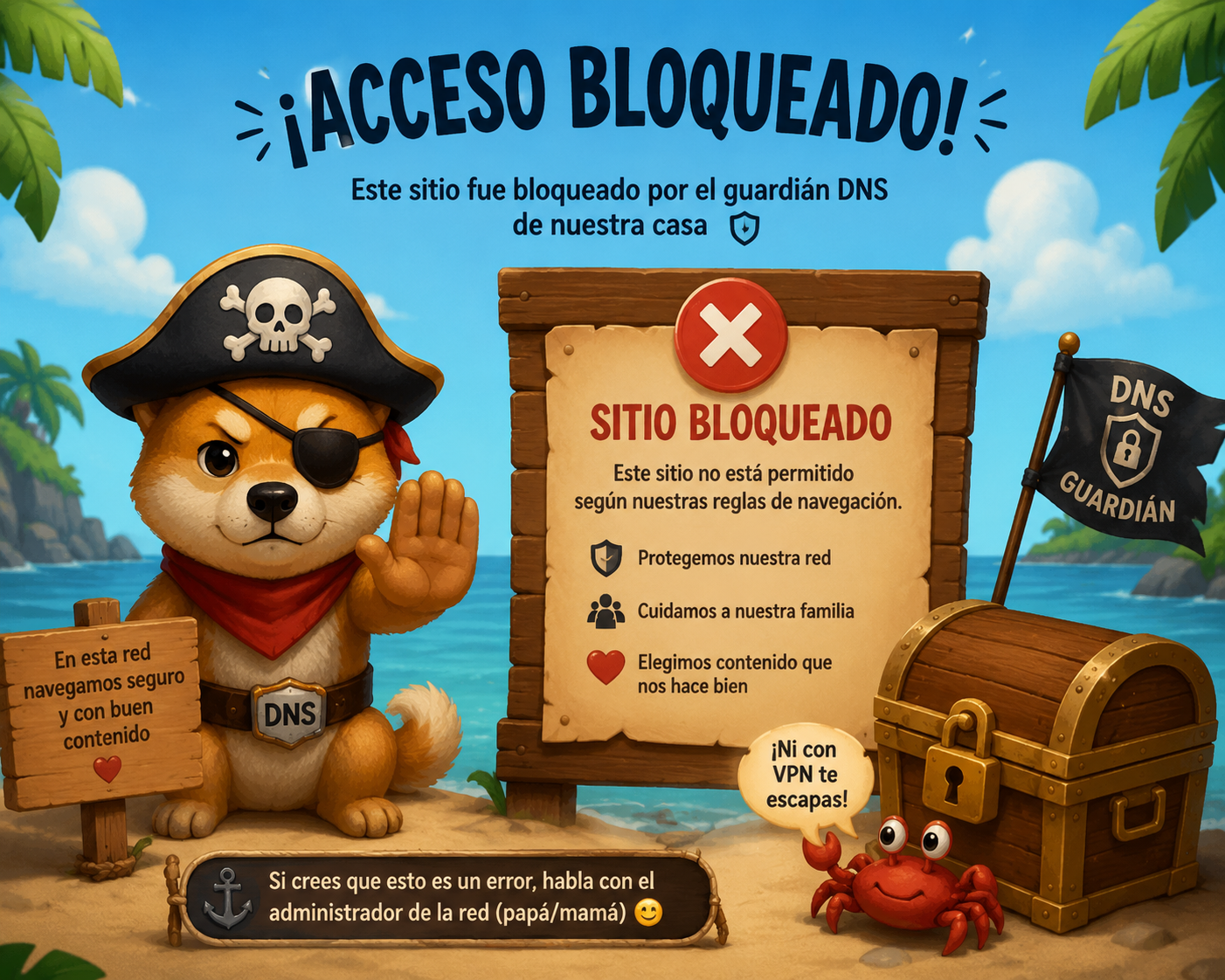 Sitio bloqueado